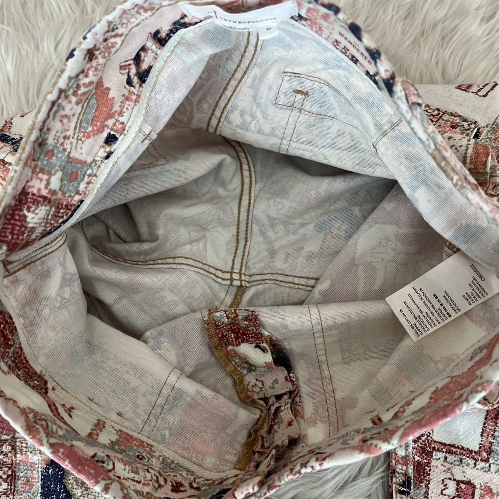 {By Anthropologie} The Wanderer Utility Tapestry Pants - Womens 27 - Picture 9 of 13